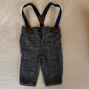 Baby B'Gosh Plaid Bottoms in Charcoal